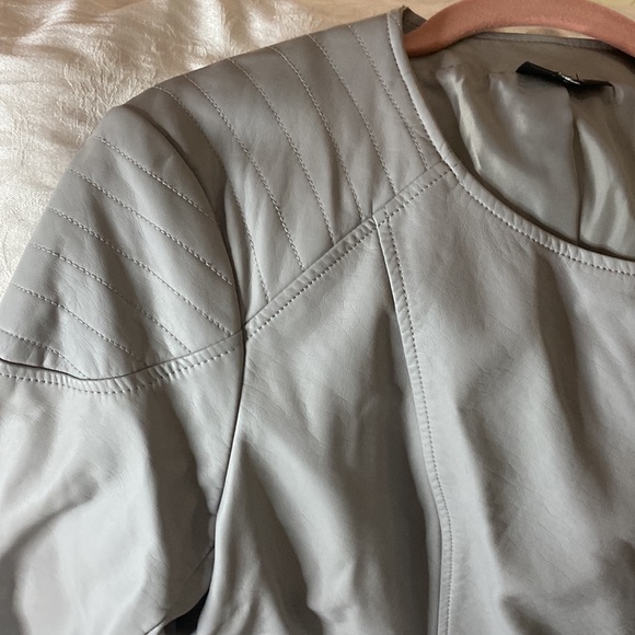 Apt 9 Faux Leather Bomber Jacket - Picture 4 of 9